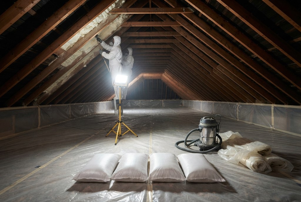 Roof space survey in Lees